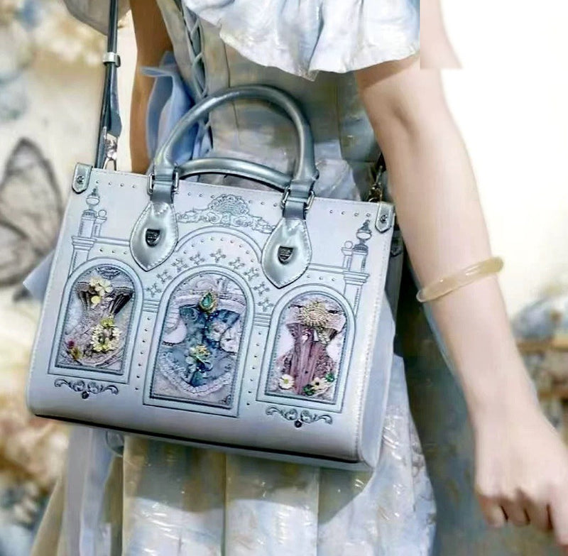 Petal Ballet Lace Tote — SweetRose original design (view 1)