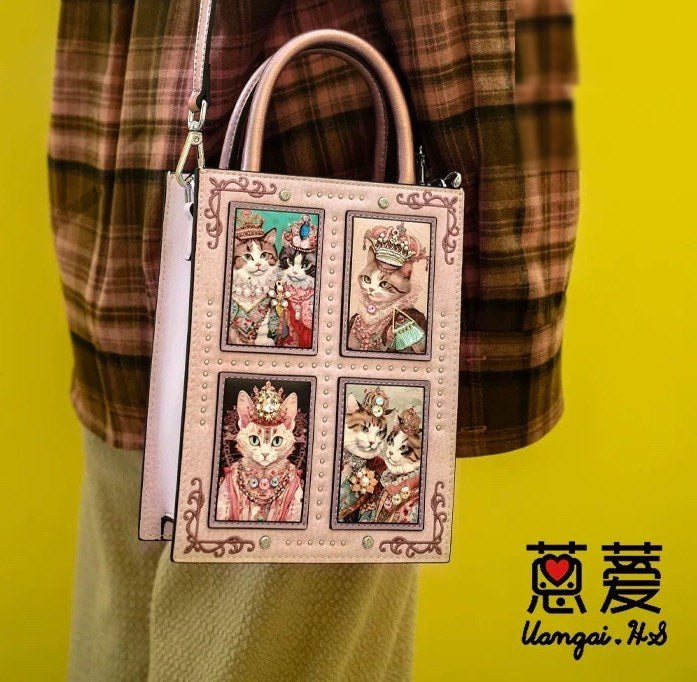 Quartet Four-Panel Cat Bag — SweetRose original design (view 1)