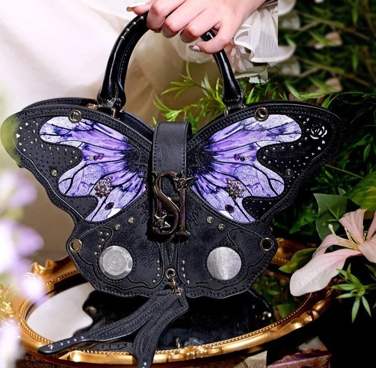 Rebel Punk Butterfly Backpack — SweetRose original design (view 1)
